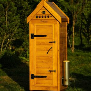 Drevos Smoker Classic 30. Automatischer Elektroräucherer. 3-in-1 Räuchern + Konvektion + Produkttrocknung. Kalt-/Heißräucherung, hitzebeständige Kammer