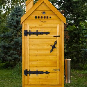 Drevos Smoker Classic 50. Automatischer Elektroräucherer. 3-in-1 Räuchern + Konvektion + Produkttrocknung. Kalt-/Heißräucherung, hitzebeständige Kammer